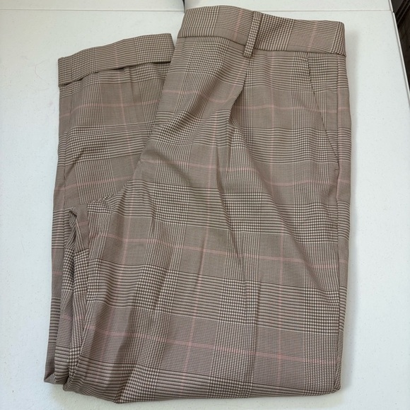 Banana Republic Womens Beige Pants Trousers Herringbone Straight Size 10 - Picture 10 of 12